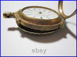 Vintage European Watch Co. Pocket Watch With Boxed Hinged Case