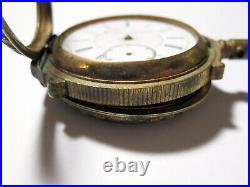 Vintage European Watch Co. Pocket Watch With Boxed Hinged Case