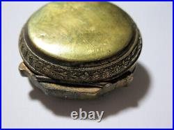 Vintage European Watch Co. Pocket Watch With Boxed Hinged Case