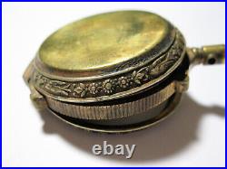 Vintage European Watch Co. Pocket Watch With Boxed Hinged Case
