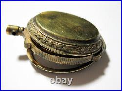 Vintage European Watch Co. Pocket Watch With Boxed Hinged Case