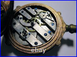 Vintage European Watch Co. Pocket Watch With Boxed Hinged Case