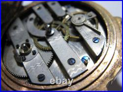 Vintage European Watch Co. Pocket Watch With Boxed Hinged Case