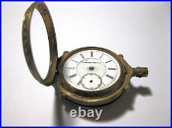 Vintage European Watch Co. Pocket Watch With Boxed Hinged Case