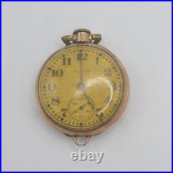 Vintage Fahys Montauk Pocket Watch Case Lady Elgin Running Watch
