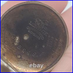 Vintage Fahys Montauk Pocket Watch Case Lady Elgin Running Watch