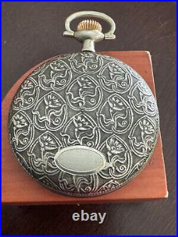 Vintage Fine 16 Size Art Nouveau Pocket Watch Case, Othello, Pendant Set Only