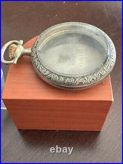 Vintage Fine 16 Size Art Nouveau Pocket Watch Case, Othello, Pendant Set Only