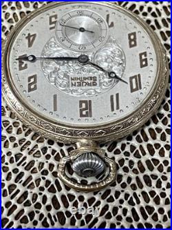Vintage GRUEN Semi Thin 15j 12s Swiss Pocket Watch Gruen GF Case Ornate Runs