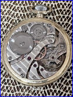 Vintage GRUEN Semi Thin 15j 12s Swiss Pocket Watch Gruen GF Case Ornate Runs