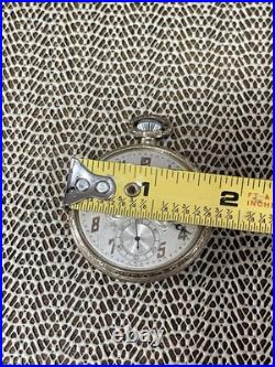 Vintage GRUEN Semi Thin 15j 12s Swiss Pocket Watch Gruen GF Case Ornate Runs