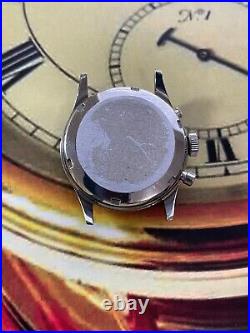Vintage Galley chronograph stainless steel case fit Valjoux72