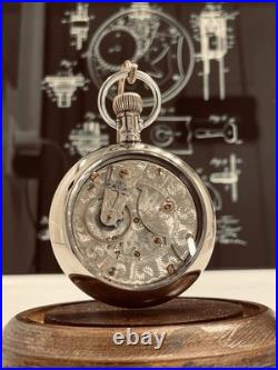 Vintage Hamden Pocket Watch 23jewels 18s in a swing out display back case