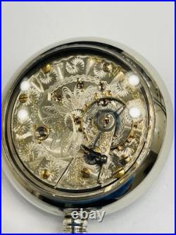 Vintage Hamden Pocket Watch 23jewels 18s in a swing out display back case