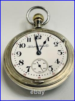 Vintage Hamden Pocket Watch 23jewels 18s in a swing out display back case
