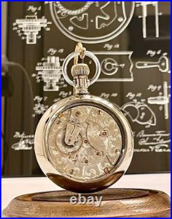 Vintage Hamden Pocket Watch 23jewels 18s in a swing out display back case