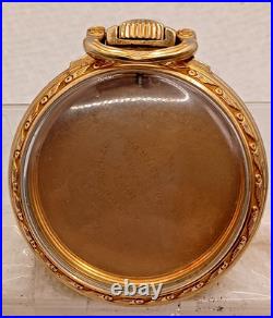 Vintage Hamilton 10 K Gold Filled RR Open Face Pocket Watch Case -16S