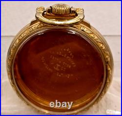 Vintage Hamilton 10 K Gold Filled RR Open Face Pocket Watch Case -16S