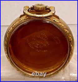 Vintage Hamilton 10 K Gold Filled RR Open Face Pocket Watch Case -16S