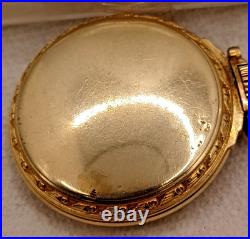 Vintage Hamilton 10 K Gold Filled RR Open Face Pocket Watch Case -16S