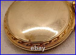 Vintage Hamilton 10 K Gold Filled RR Open Face Pocket Watch Case -16S
