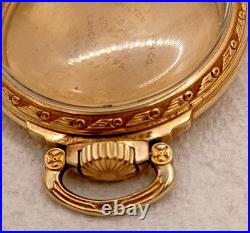 Vintage Hamilton 10 K Gold Filled RR Open Face Pocket Watch Case -16S