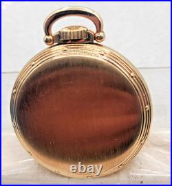 Vintage Hamilton 10 K Gold Filled RR Open Face Pocket Watch Case -16S