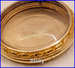 Vintage Hamilton 10 K Gold Filled RR Open Face Pocket Watch Case -16S