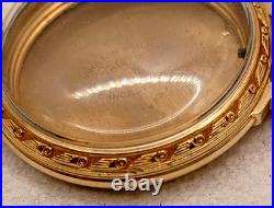 Vintage Hamilton 10 K Gold Filled RR Open Face Pocket Watch Case -16S