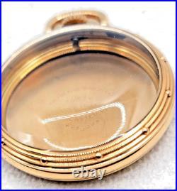 Vintage Hamilton 10 K Gold Filled RR Open Face Pocket Watch Case -16S