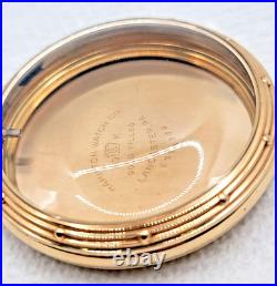 Vintage Hamilton 10 K Gold Filled RR Open Face Pocket Watch Case -16S