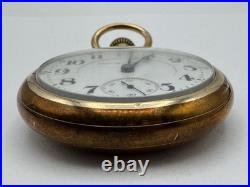 Vintage Hamilton 18s 21J 940 Railroad Pocket Watch In Gold Filled Case