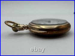 Vintage Hamilton 18s 21J 940 Railroad Pocket Watch In Gold Filled Case