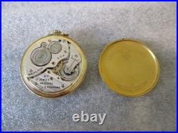 Vintage Hamilton 917 Pocket Watch 14k Gf 17j Keystone Case- Runs Good/very Clean