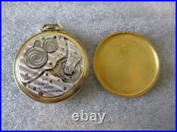 Vintage Hamilton 917 Pocket Watch 14k Gf 17j Keystone Case- Runs Good/very Clean
