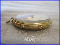 Vintage Hamilton 917 Pocket Watch 14k Gf 17j Keystone Case- Runs Good/very Clean