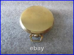 Vintage Hamilton 917 Pocket Watch 14k Gf 17j Keystone Case- Runs Good/very Clean