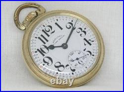 Vintage Hamilton 992b 21 Jewel 16s Railroad Watch, 10k Gf Star Case, Running