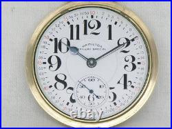 Vintage Hamilton 992b 21 Jewel 16s Railroad Watch, 10k Gf Star Case, Running