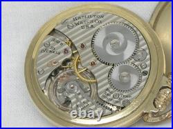 Vintage Hamilton 992b 21 Jewel 16s Railroad Watch, 10k Gf Star Case, Running
