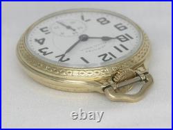 Vintage Hamilton 992b 21 Jewel 16s Railroad Watch, Boc Gold Fill Case, Running