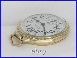 Vintage Hamilton 992b 21 Jewel 16s Railroad Watch, Boc Gold Fill Case, Running