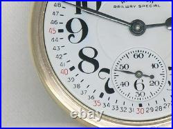 Vintage Hamilton 992b 21 Jewel 16s Railroad Watch, Boc Gold Fill Case, Running