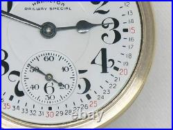 Vintage Hamilton 992b 21 Jewel 16s Railroad Watch, Boc Gold Fill Case, Running