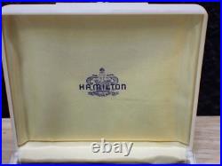 Vintage Hamilton Celluloid Pocket Watch Presentation Box for 43 mm Case VG used