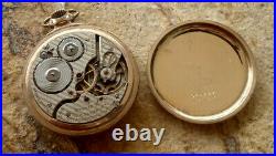 Vintage Hamilton Pocket Watch Railroad Grade 992 21j 16s Gold Filled Case C. 1925