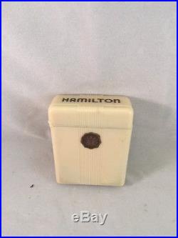 Vintage Hamilton Railway Special 992B Pocket Watch 21j 16s Runs Great WithCase