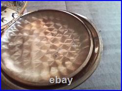 Vintage Hampden Hunter Fancy Case with Stag Pocket Watch Deuber Grand Parts Repair