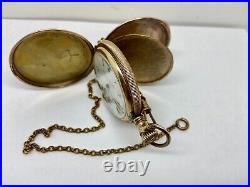 Vintage Hampden Pocket Watch 1548770 Mov't 4845936 Case Runs Needs REPAIR