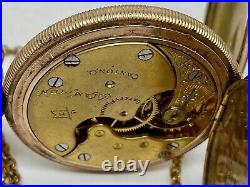 Vintage Hampden Pocket Watch 1548770 Mov't 4845936 Case Runs Needs REPAIR